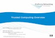 Trusted Computing Overview - IEEEgrouper.ieee.org/groups/802/1/files/public/docs2004/af-congdon-tcg-overview-1104.pdfThe Trusted Platform Module “the TPM” The TPM is the Root of