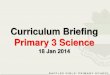 Curriculum Briefing Primary 3 Science briefing slides 2014...Themes Lower Block ( P3 & 4) Upper Block (P5 & 6) Diversity { Diversity of living and non-living things { Diversity of