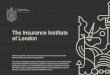 The Insurance Institute of London...The Insurance Institute of London CII CPD accredited - demonstrates the quality of an event and that it meets CII/PFS member CPD scheme requirements