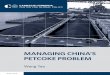 MANAGING CHINA’S PETCOKE PROBLEM · 2015-06-03 · 2 | Managing China’s Petcoke Problem kind of boilers it is combusted. Open, transparent statistics on resulting emis-sions are