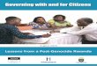 Governing with and for Citizens - Interpeace · 2019-11-12 · Dr Joseph R. Nkurunziza Country Director, Never Again Rwanda. Page ii Governing with and for Citizens Lessons from a