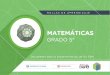 MATEMÁTICAS · 3 Mallas de Aprendizaje Grado 5° rea de Matemáticas Se espera que los estudiantes lleguen a grado quinto con algunas comprensiones sobre: • Experiencias con la