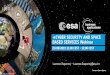 CYBER SECURITY AND SPACE BASED SERVICES …...European Space Agency 21/08/2019 11:00 CEST - 12:00 CEST Laurence Duquerroy – Laurence.Duquerroy@esa.int CYBER SECURITY AND SPACE BASED