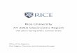 Rice University AY 2016 Classrooms Report Classrooms... · Rice University . AY 2016 Classrooms Report (Fall 2015 / Spring 2016 / Summer 2016) Office of the Registrar . Chris Higgins,