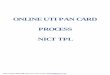 ONLINE UTI PAN CARD PROCESS NICT TPL · ONLINE UTI PAN CARD PROCESS NICT TPL PDF created with pdfFactory Pro trial version
