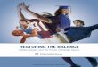 RESTORING THE BALANCE · 2017-09-19 · restoring educational values and priorities begins with strengthening accountability ... University System of Maryland Southern Methodist University