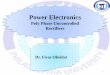 Poly Phase Uncontrolled Rectifiers - Philadelphia University · 2017-12-17 · 3 Dr. Firas Obeidat Faculty of Engineering Philadelphia University Three Phase Uncontrolled Half Wave