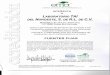 laboratoriotai.com Fuentes Fijas.pdf · 17025-1MNC-2006 (ISO/IEC 17025:2005) "Requisitos generales para la competencia de los laboratorios de ensayo y calibración' Sobre el particular,