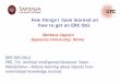 Few things I have learned on how to get an ERC StG · Few things I have learned on how to get an ERC StG Barbara Caputo Sapienza University, Rome ... - Invited lecturer at CITEC13,