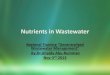 Nutrients in Wastewater - Swim Sustain Water · Nutrients in Wastewater ... mineral nutrients, so that algae and cyanobacteria grow rapidly and deplete the oxygen supply . Why Test