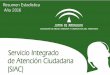 Resumen Estadística Año 2016 - Junta de Andalucía...•Reclamaciones a través del acceso al Libro de Sugerencias y Reclamaciones de la Junta de Andalucía. SIAC ... Teléfono de