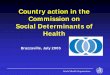 World Health Organization · World Health Organization Spectrum of entry points - “health” investment Living condition Working condition Behaviour Health and social care LABOR