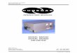 MW200 600 OPERATING MANUAL PN 9691 Rev F 03-08-133.2 The air dryer is designed to operate from a 115 volt, single phase, 60 Hertz power supply (alternative power options are also available)