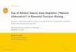 Use of Natural Source Zone Depletion (“Natural Attenuation ...neiwpcc.org/wp-content/uploads/2018/10/Lahvis.pdf · Use of Natural Source Zone Depletion (“Natural Attenuation”)