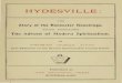 Hydesville: the story of the Rochester knockings, which ...sources, chiefly Robert Dale Owen's " Footfalls on the Boundary of Another \Vorld." Both Mrs. Britten and Mr. Owen were personally