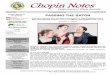 Chopin Notes Notes_2016... · 2016-10-04 · Chopin Notes. Brenda Guzman (1st Prize high school ) “Georgijs Osokins’s piano recital was the first classical music live perfor-mance