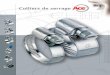 Colliers de serrage - Ace ACE_Catalogue_FRANCE.pdf · 2014-06-04 · Colliers standards Bande non perforée 9 et 12 mm DESCRIPTION Bande, boîtier et vis : acier zingué blanc. 48