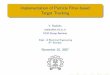 Implementation of Particle Filter-based Target …rajbabu/presentations/pf...Implementation of Particle Filter-based Target Tracking V. Rajbabu rajbabu@ee.iitb.ac.in VLSI Group Seminar