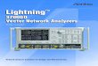 Lightning - Used-Line.comhigh performance two-port VNAs that include step attenuators, internal bias tees, a gain compression application and wider power range as standard features