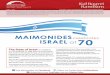 Apri 2018 issa ya 5778 Page 1 of 9 - Maimonides …...Page 1 of 9 Apri 2018 issa ya 5778 The State of Israel was established on 5 Iyar 5708 (May 15, 1948), about 16 months before Maimonides