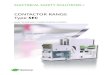 CONTACTOR RANGE Type SEC · 2 ELECTRICAL SAFETY SOLUTIONS, CONTACTOR RANGE, RAIL VEHICLES / FIXED INSTALLATION, TYPE SEC GENERAL INFORMATION MAIN FEATURES • Rated operational voltage