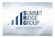 Valuation and Financial Advisory - Summit Ridge Group · Former Top Ranked Equity Research Analyst (Merrill Lynch, Banc of America, Salomon Smith Barney) ! Three-time Institutional