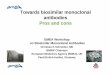Towards biosimilar monoclonal antibodies Pros and cons · Towards biosimilar monoclonal antibodies Pros and cons EMEA Workshop on Biosimilar Monoclonal Antibodies Christian K Schneider,