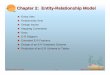 Chapter 2: Entity-Relationship Model...Database System Concepts 2.1 ©Silberschatz, Korth and Sudarshan Chapter 2: Entity-Relationship Model! Entity Sets! Relationship Sets! Design