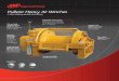 Pullstar Heavy Air Winches - Ingersoll Rand Products...Pullstar Heavy Air Winches 2,250-7,500 kg (4,950-16,530 kg) High efficiency planetary gear box and automatic disc brake ensure
