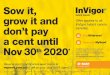 Sow it, grow it and - MySeed...Sow it, grow it and don’t pay a cent until Nov 30 th 2020 * Offer applies to all InVigor hybrid canola varieties. *Pay@Harvest offer applies to purchase