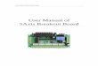 User Manual of 5Axis Breakout Board - TORGOS CNC€¦ · 5 Axis Breakout Board Interface Adapter ECG-SAVEBASE ... //STORES.EBAY.CO.UK/SAVEBASE User Manual of 5Axis Breakout Board