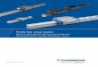 Profile Rail Linear Guides - Servo · • Proprietary "U" channel construction allows the rail to "flex" to accommodate poor machine bases or misalignment errors . • Lower cost
