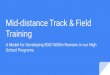 Training Mid-distance Track & Field School ... middle distance runners Middle school track -- middle distance runners in MS are the most likely candidates to continue at HS level High
