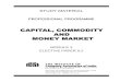 CAPITAL, COMMODITY AND MONEY MARKET - ICSI · 2017-03-17 · i STUDY MATERIAL PROFESSIONAL PROGRAMME CAPITAL, COMMODITY AND MONEY MARKET MODULE 3 ELECTIVE PAPER 9.2 ICSI House, 22,