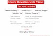 Query Rewrites with Views - York University...Query Rewrites with Views for XML in DB2 Parke Godfrey1,3 Jarek Gryz1,3 Andrzej Hoppe2 Wenbin Ma4 Calisto Zuzarte3,4 1York University