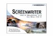 HELP MANUAL 6.5 for Mac OS X - Movie Magic …support.screenplay.com/filestore/mmsw6/docs/Screenwriter...Contents 5 5 © 2019 Write Brother Inc. Industry standards and conventions