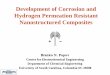 Development of Corrosion and Hydrogen Permeation Resistant ... · characterizing hydrogen permeation inhibition under corroding conditions vComparing the hydrogen permeation inhibition