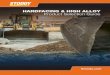 HARDFACING & HIGH ALLOY Product Selection Guide - esab.co.uk€¦ · Stoody.com 2 STOODY HARDFACING AND HIGH-ALLOY JOINING Stoody is a world leading innovator and producer of welding