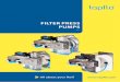FILTER PRESS PUMPS - Tapflo · 2020-02-06 · 5 TF Pump Code Complementary products DTF dampener Our offer consists also of Tapflo active pulsation dampener prepared to work under