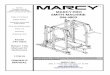 MARCY PRO SMITH MACHINE SM-4903...Thank you for selecting MARCY PRO SMITH MACHINE SM-4903 by IMPEX® INC. For your safety and benefit, read this manual carefully before using the equipment