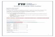 Process of Creating a New Position - FIU Human Resources · Process of Creating a New Position ... Reason Click on the magnifying glass and choose the action reason “New – New