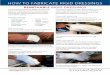 HOW TO FABRICATE RIGID DRESSINGS - REMOVABLE RIGID DRESSINGS · 2015-03-24 · patella level allowing removal for frequent wound inspection and simulates the donning and doffing of