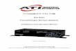 Six-Axis Force/Torque Sensor System · F/T Controller Installation and Operation Manual Document #9620-05-ctl-14 Pinnacle Park • 1031 Goodworth Drive • Apex, NC 27539 USA •