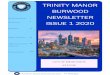 TRINITY MANOR BURWOOD NEWSLETTER · 3 Trinity Manor Edwards Street, Burwood, 3125 PH: 9808-9932 Weekly Social Calendar - A Gentle Reminder that: View Hard Copy of ‘Weekly Social