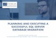 PLANNING AND EXECUTING A SUCCESSFUL SQL SERVER … · SQL Server Migration Assistant Overview Provides detailed migration assessment report with effort estimates Automates schema