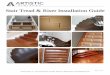 Stair Tread & Riser Installation Guide - Google Search Tread & Riser...trees produce the same color or grain pattern, the hardwood accessories that you receive will exhibit this same
