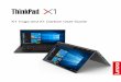 X1 Yoga and X1 Carbon User Guide - Lenovo · 2019-08-14 · X1 Yoga X1 Carbon 1. ThinkPad Pen Pro See “Use Pen Pro (for X1 Yoga only)” on page 29. 2. Power button Press to turn