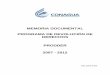 Comisión Nacional del Agua | Gobierno | gob.mx ......CIRCULAR NO. B00.- 03, DEL 20 DE ENERO DE 2012 Programa de Devolución de Derechos (PRODDER) Memoria Documental 2007 – 2012