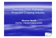 An Overview of the Australian Protected Cropping Industry Ove… · Australian Protected Cropping Industry Fastest growing food producing sector in Australia Valued at $1.3billion