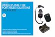 ACCESSORIES WIRELESS RSM FOR PORTABLES SOLUTIONS … · wireless rsm for portables solutions user guide accessories pmmn4096 wireless remote speaker microphone pmln6714 dual-unit